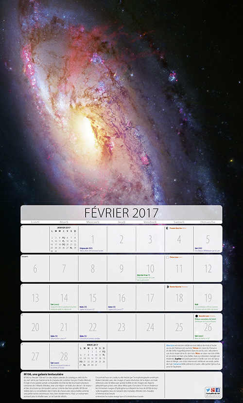 CALENDRIER 2017 FEVRIER