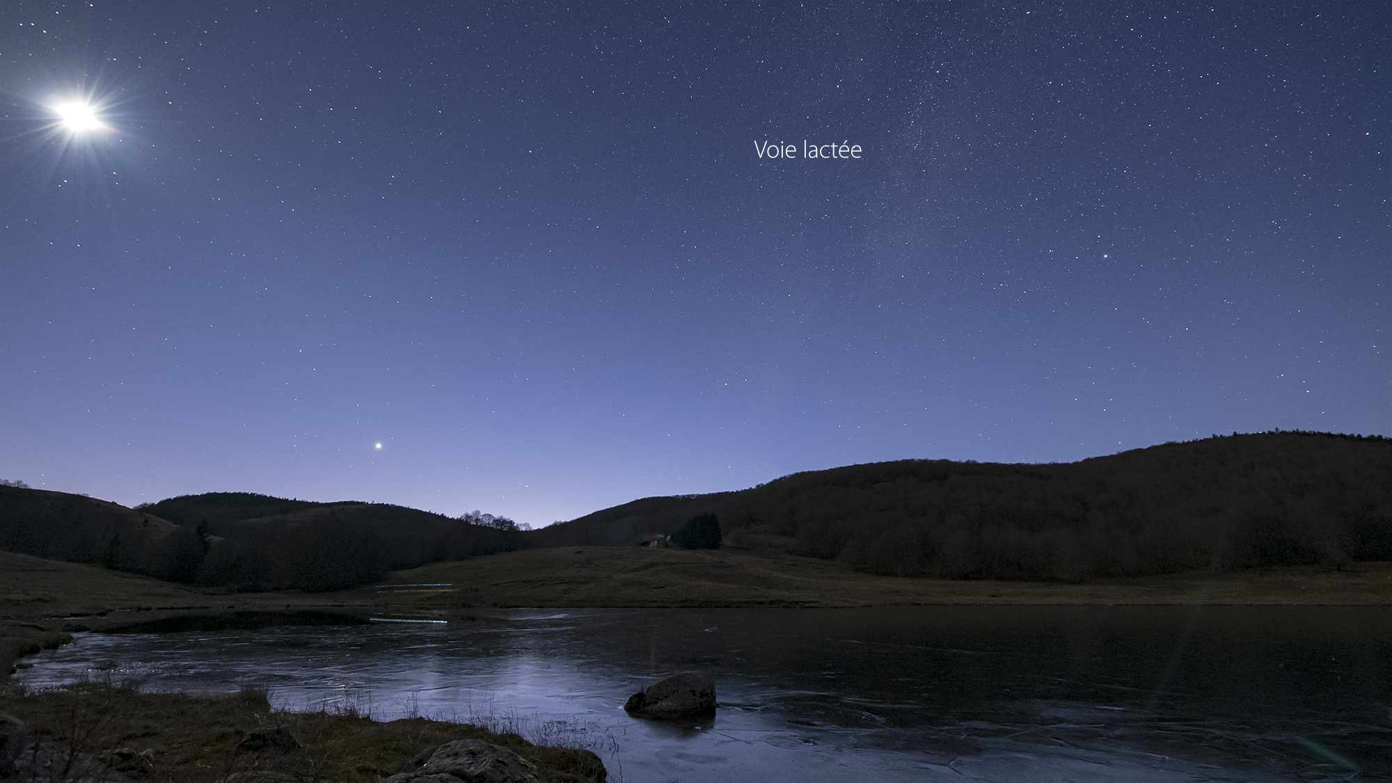 Nuit hivernale aux Pises