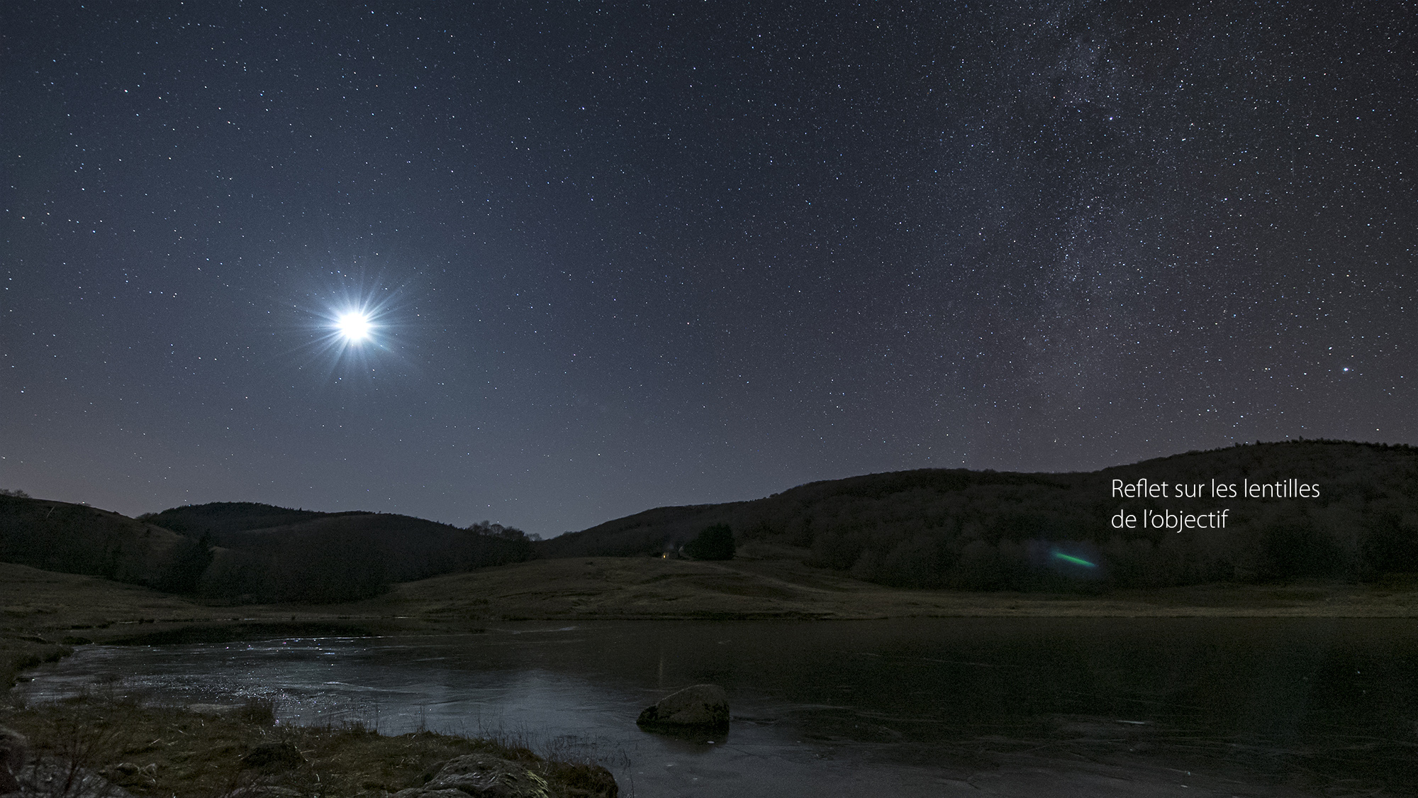 Nuit hivernale aux Pises