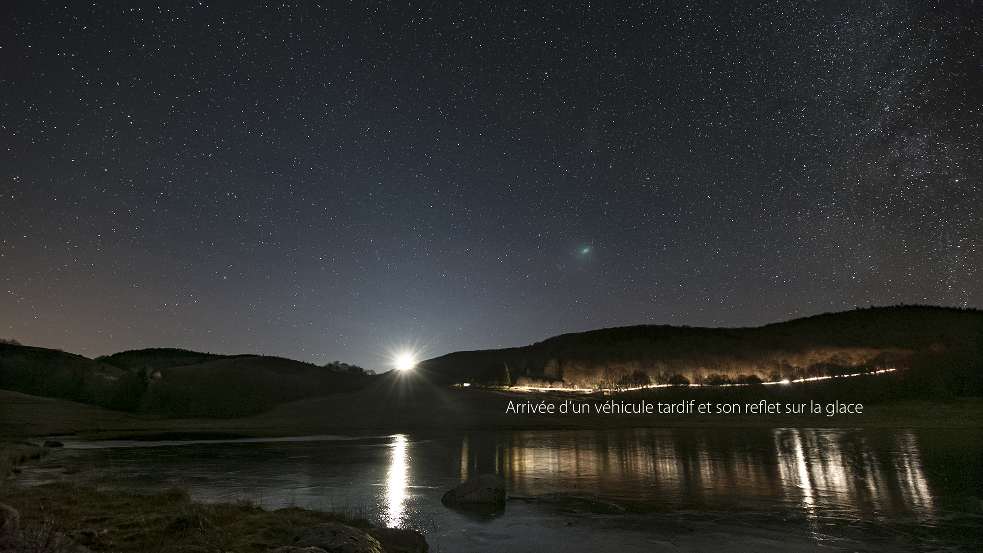 Nuit hivernale aux Pises