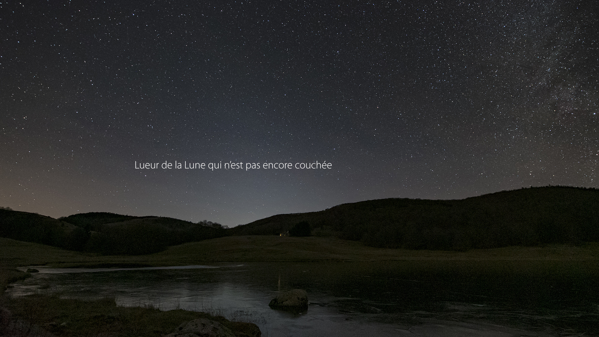 Nuit hivernale aux Pises
