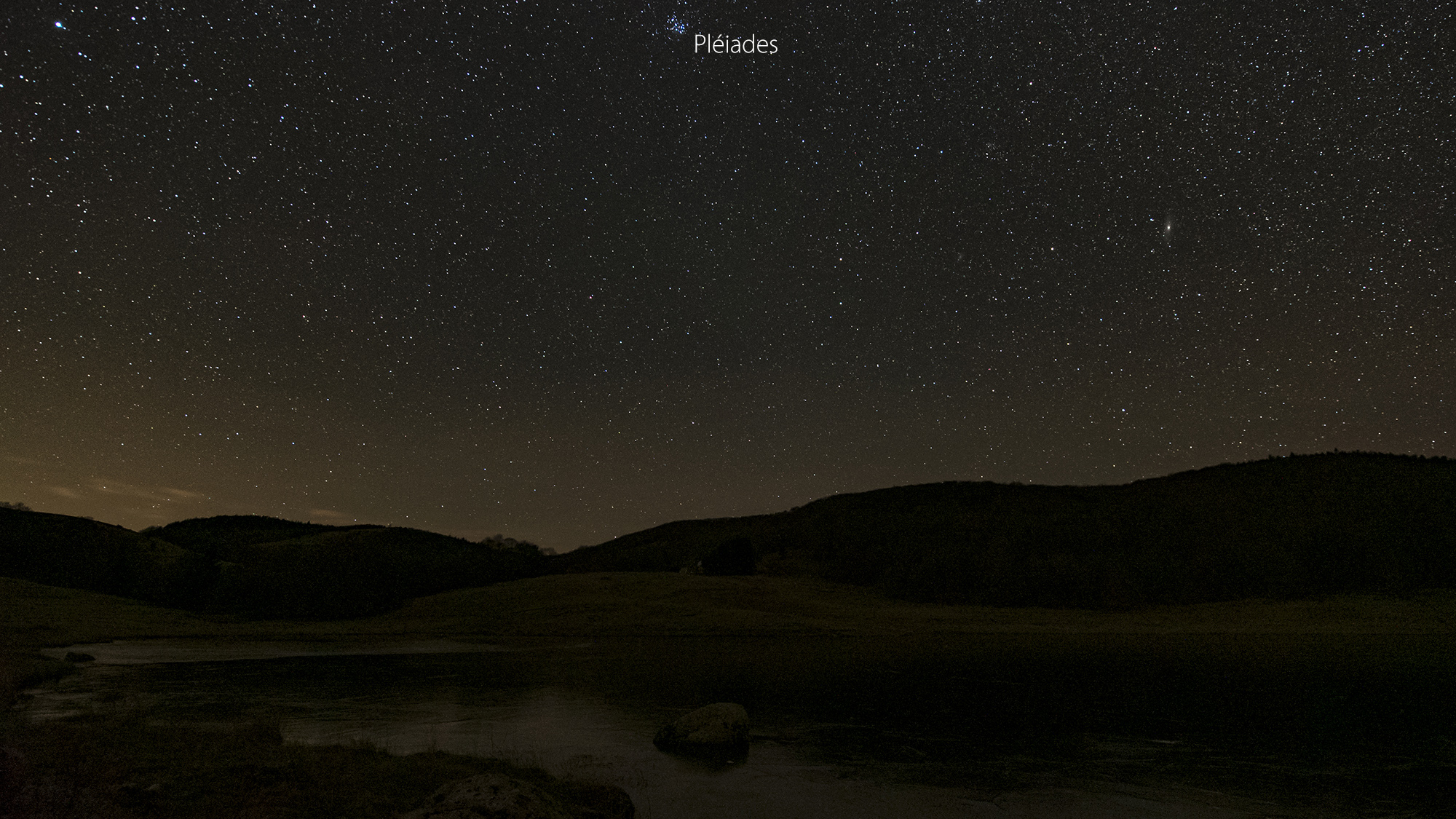 Nuit hivernale aux Pises
