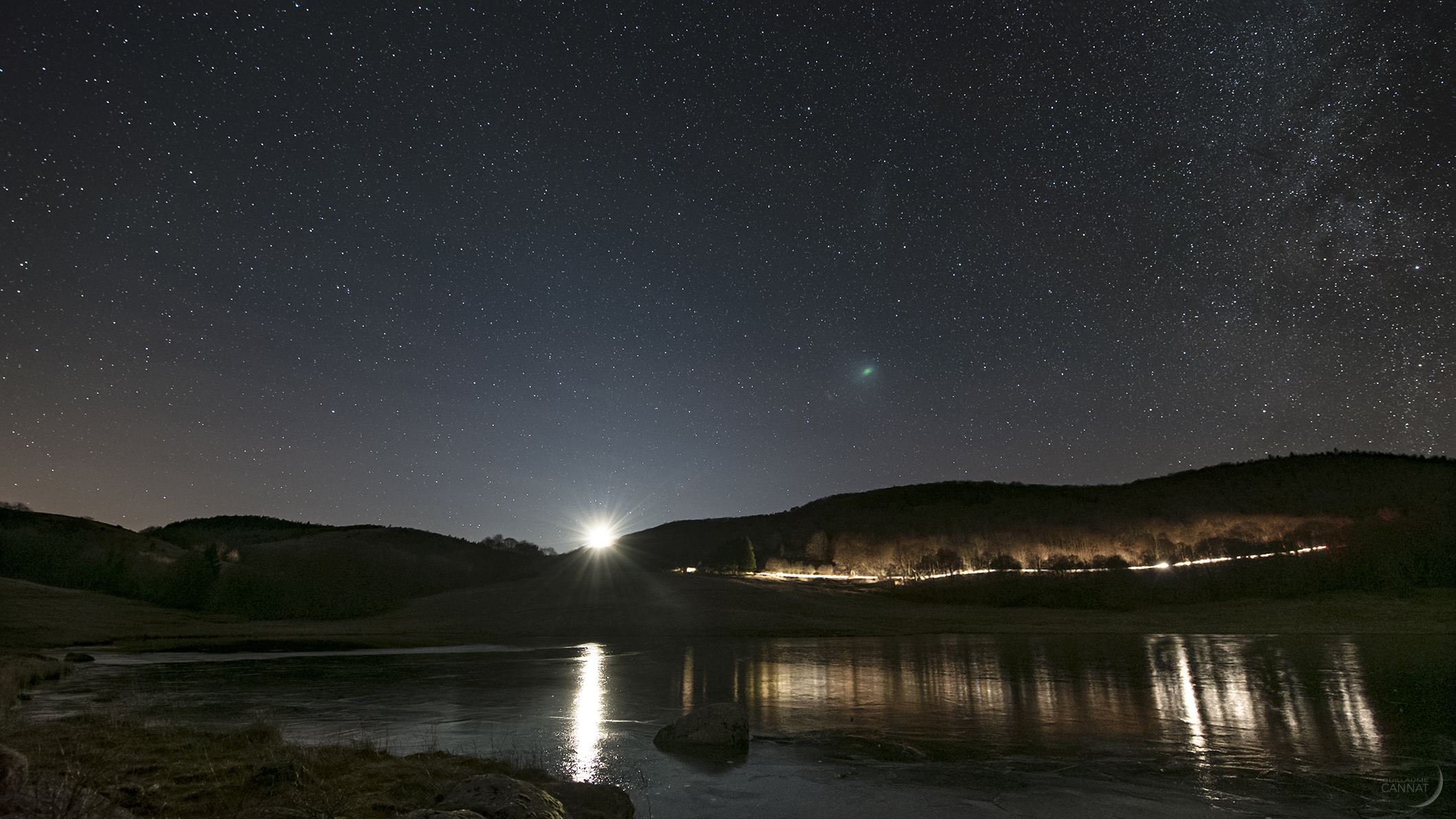 Nuit hivernale aux Pises